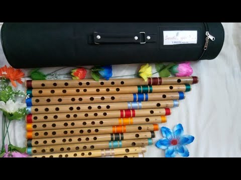 Cork type Middle Set Flutes |  Flute case | 24 inch | Rexincover South Indian fingering | 440 pitch
