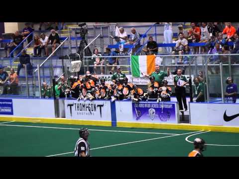 USA vs Ireland in World Indoor Lacrosse