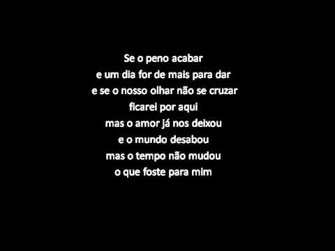 Diogo Piçarra-Tu e Eu(letra)