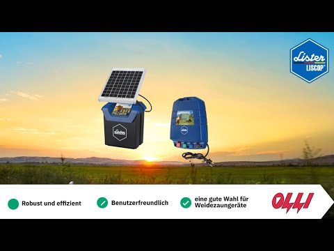Weidezaungeräte von Lister – Powered by Olli | Sicher, Stark & Vielseitig