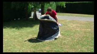 How to fold a quechua 2 seconds pop up tent away