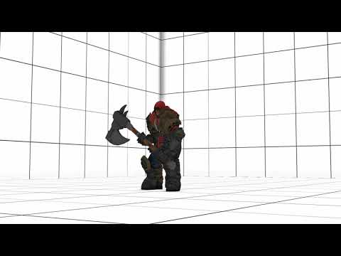 【Animation】 Axe Attack | ViViViT