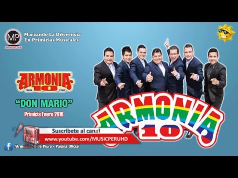 ARMONIA 10 - DON MARIO [ EXCLUSIVO VERANO 2016 ] ᴴᴰ