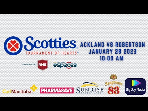 ACKLAND vs ROBERTSON - 2023 Scotties Tournament of Hearts presented by RME - 10:00am