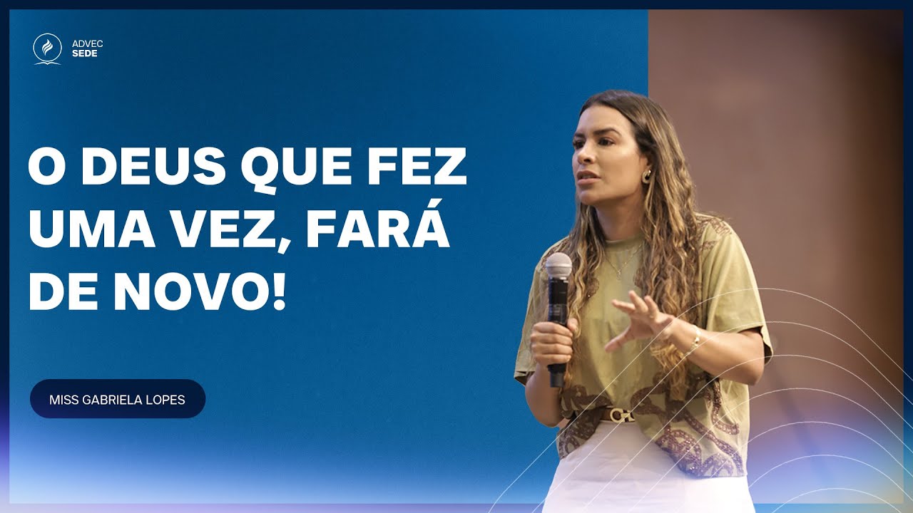 PREGAÇÃO MISS GABRIELA LOPES | CULTO DE CELEBRAÇÃO | 30/07/2023