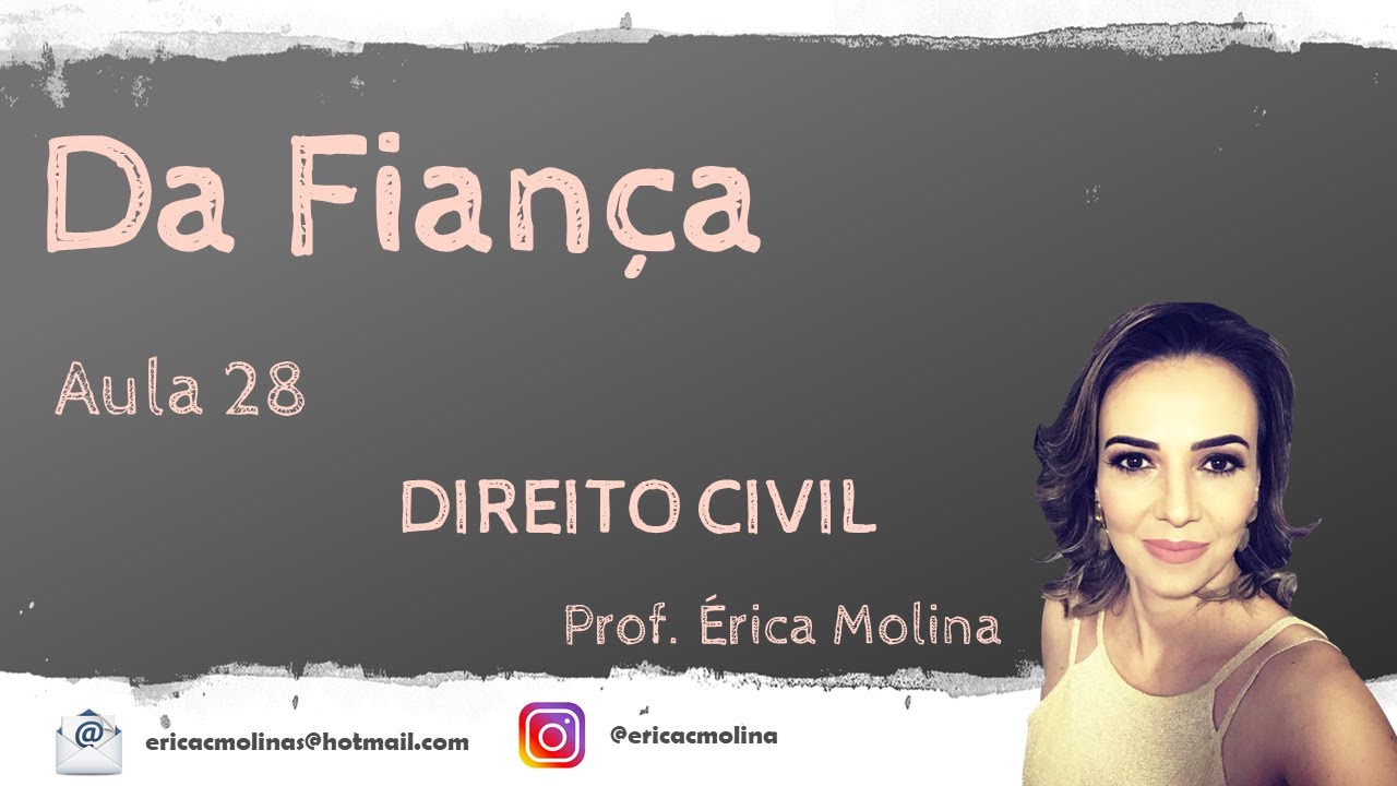 AULA 28 - DA FIANÇA