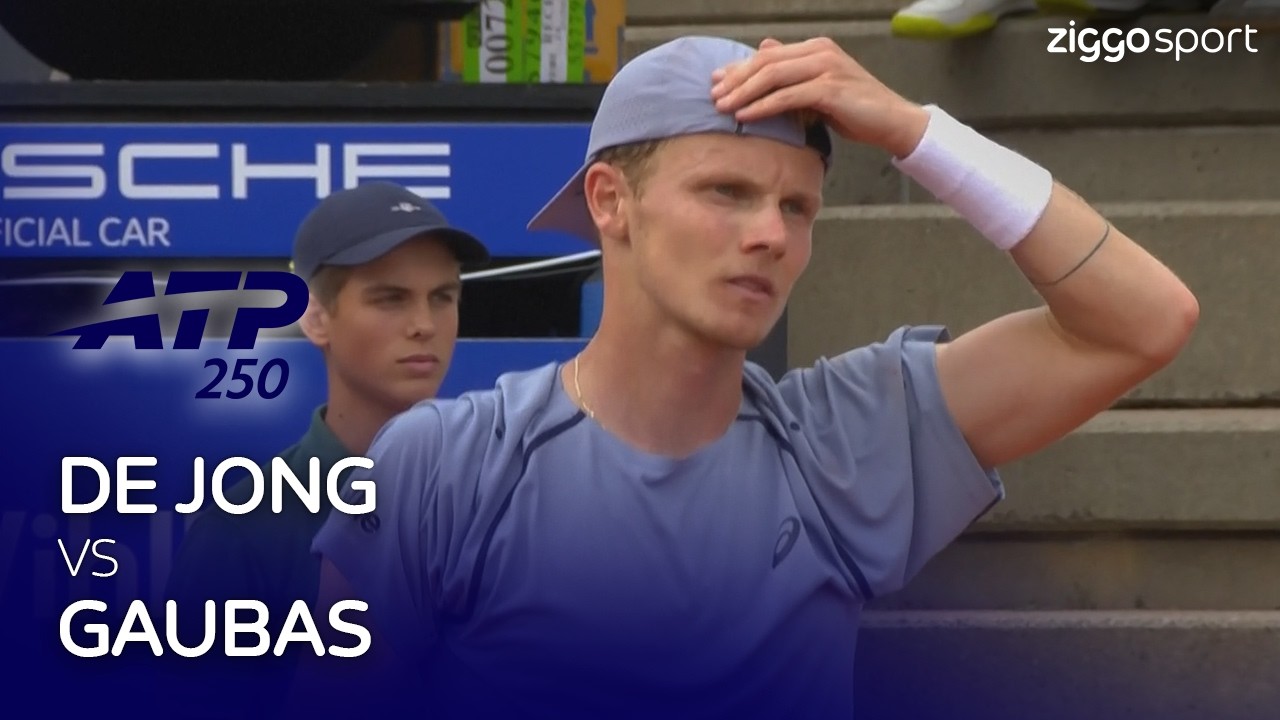 JESPER DE JONG MAAKT INDRUK IN ZWEDEN!!!🇳🇱🎾 | De Jong vs Gaubas | ATP250