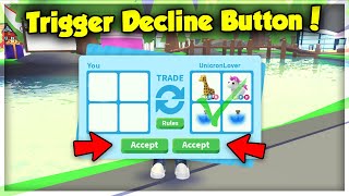How to Trigger Someone&#39;s Decline Button in Adopt Me! Trade Menu Hacks