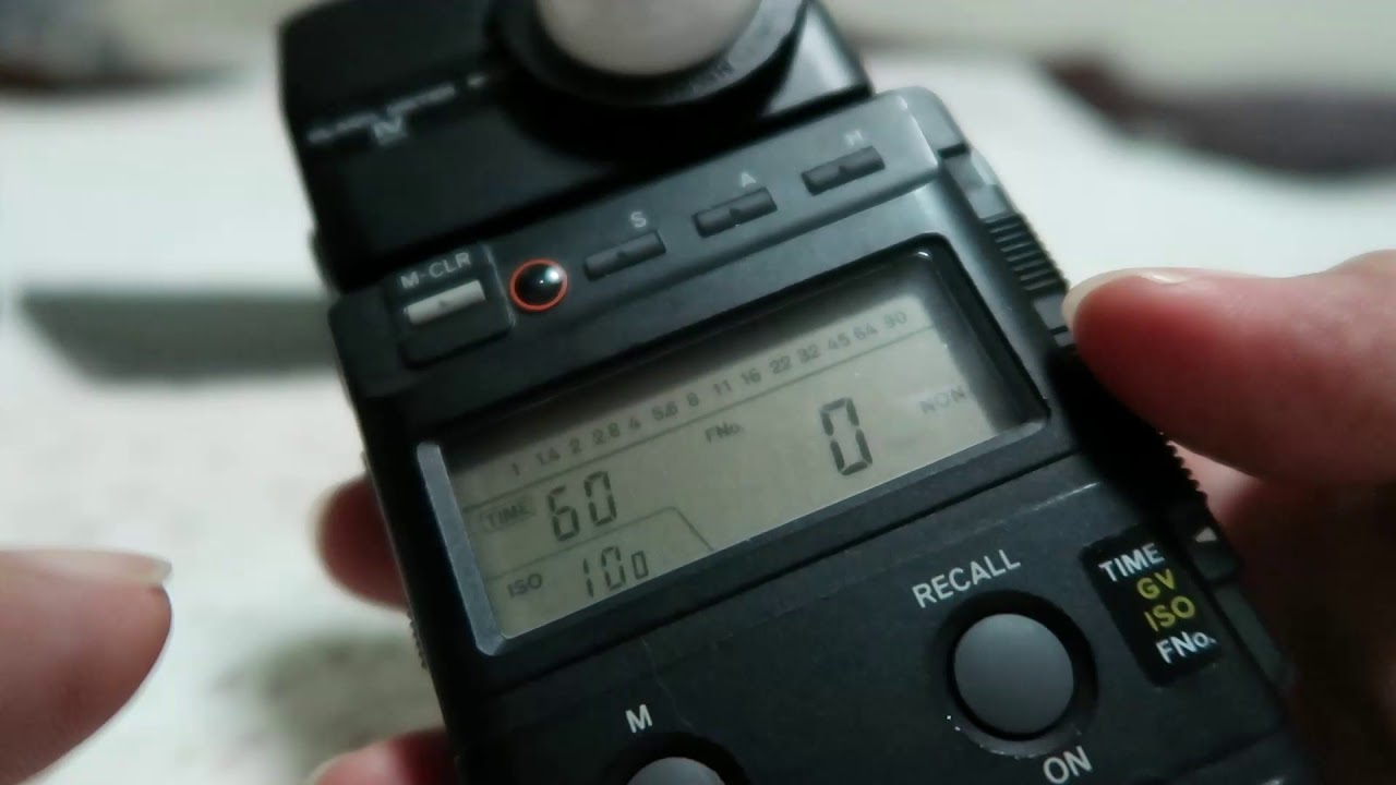 การใช้งาน Minolta flash meter IV part2 และ การใช้งาน flash manual และ auto