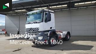 Mercedes-Benz Arocs 1840 4X2 ClassicSpace Big-Axle Hydraulic truck tractor | Image 4 - Autoline