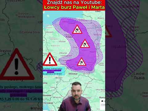 Marznące opady jeszcze w czwartek. #pogoda #polska #short #prognoza