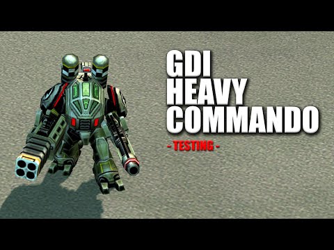 Testing GDI HEAVY COMMANDO (Chemical Warfare Mod)