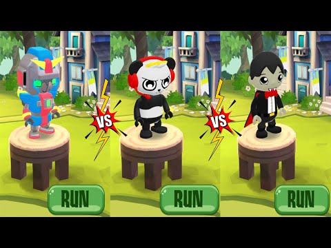 Tag with Ryan - Mecha Robo Ryna II vs Combo Panda vs Count Ryan - All Costumes Unlocked Android Game