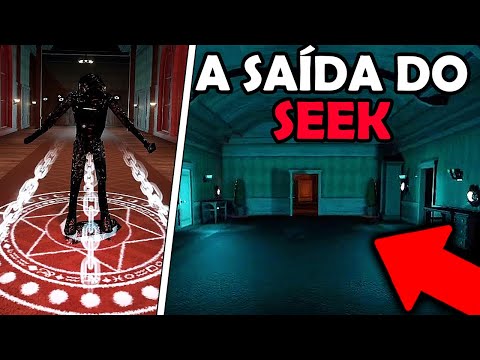ENCONTRAMOS a SAÍDA PARA FUGIR DO SEEK? DOORS no Roblox