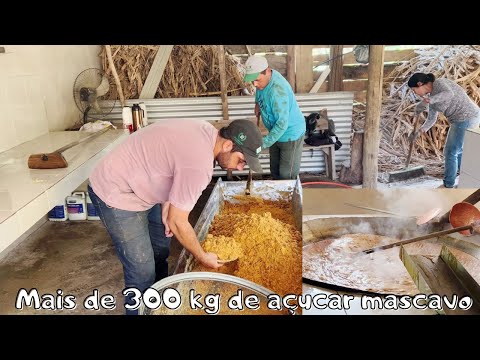 FAZER AÇUCAR MASCAVO E UMA TRADIÇÃO DA FAMILIA.