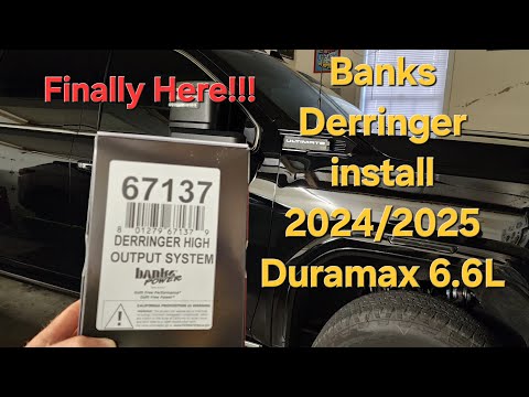 Banks Derringer HO Install 2024 and 2025 Duramax 6.6L