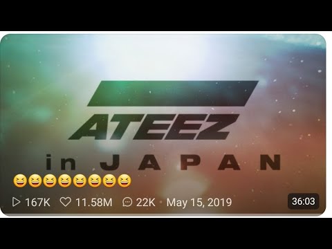 Ateez Vlive Eng Members playing stone flicking game. WooSan punishment, Jongho Sings during game