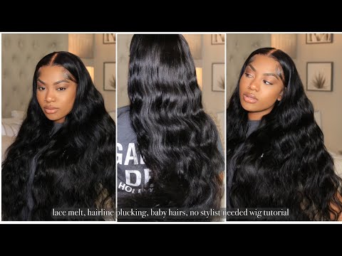 NO STYLIST NEEDED! Most Natural Brazilian Body Wave,...
