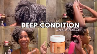 Deep Condition and Chill ft. Melanin Hair Care Deep Conditioner | Gabrielle Ishell