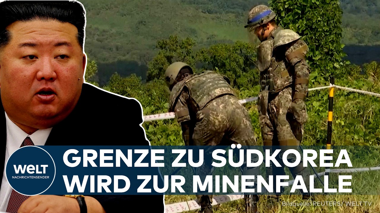 NORDKOREA: Kim Jong-un rüstet massiv auf – Das steckt hinter der Minen-Offensive an der Grenze