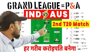 IND vs AUS Dream11 Team || India Vs Australia 2nd T20 Match || Aus vs Ind Dream11 Prediction