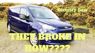 How easy it it to break in to a 2017 Ford transit connect