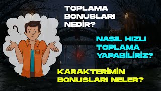 Gathering (Toplayıcılık) Bonusları: Premium - Yemek ve Toplama Aletlerinden Gele