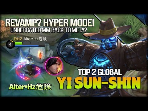 Yi Sun-shin Revamp? Hyper Carry Mode! Alter•Hz危険 Top 2 Global Yi Sun-shin - Mobile Legends