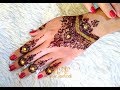 Berikut Finishing Maroon Henna Simple henna design tapi mewah untuk pengantin Henna Design , paling heboh!