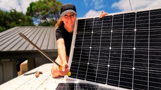 Wasn't Expecting This Under Solar Panels | Van Life Australia