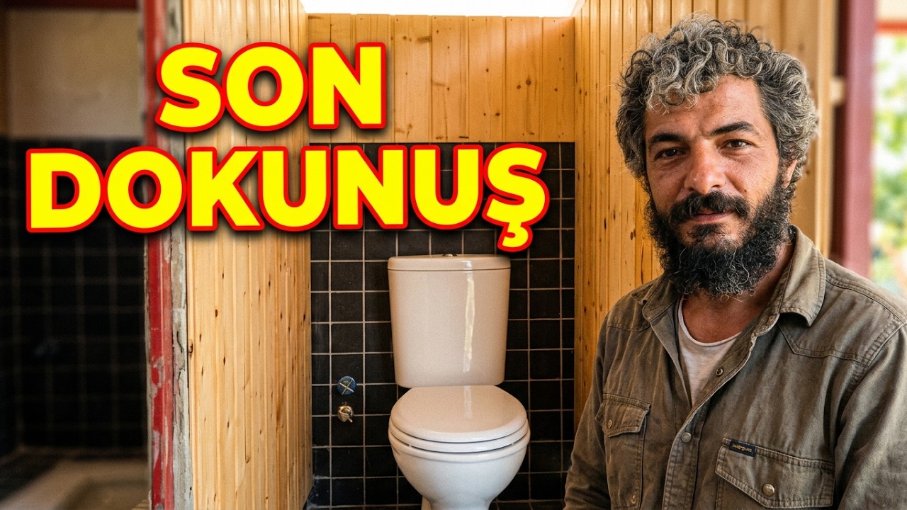 DIŞKIYA KADAR GERİ DÖNÜŞÜM ALANININ OTOMASYONU YAPILDI TUVALET SON DOKUNUŞUNDA