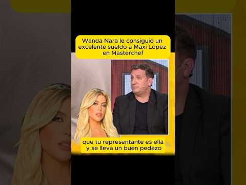 Wanda Nara fue representante de Maxi López para Masterchef #wanda #wandanara #maxilopez #masterchef