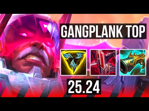 GANGPLANK vs DARIUS (TOP) | KR Challenger | 25.24
