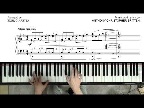 "UEFA Champions League Anthem" by Tony Britten - Arranged by Eder Giaretta - Piano Solo