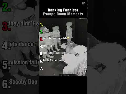Ranking Funniest Escape Room Moments