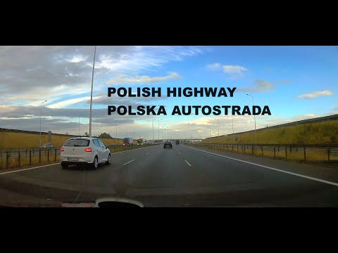 Driving in Poland - Warsaw highway  (Puławska, Bypass, A2) Jazda w Polsce - Autostrada w Warszawie