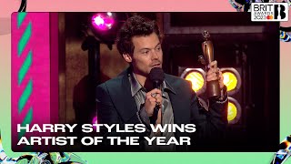 Harry Styles wins Artist of the Year | The BRIT Awards 2023