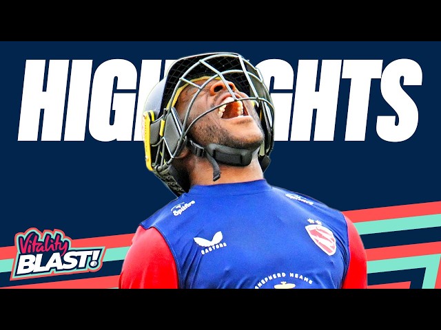 Bell-Drummond Hits Ton In Thriller! | Somerset vs Kent Spitfires – Highlights | Vitality Blast 2025