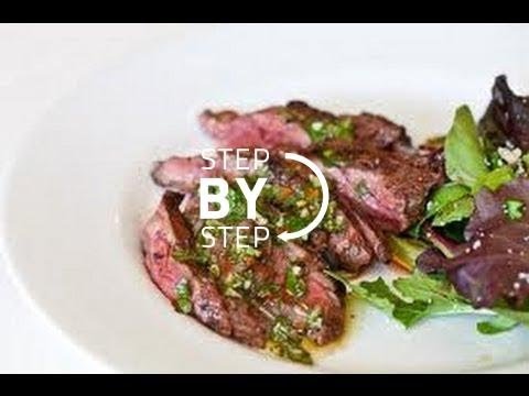 Grilled Steak with Chimichurri Sauce, Chimichurri Sauce Recipe, Recipe for Chimichurri Sauce