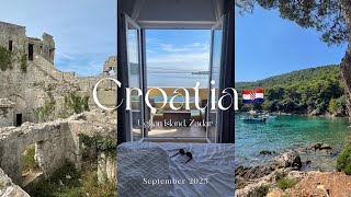 【trip vlog】クロアチアの島で過ごす夏休み | ザダル・ウグリャン島 | アラサー夫婦旅 | 2025.09