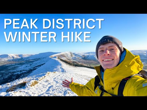 Solo Winter Hike - Peak District - Mam Tor, Great Ridge & Kinder Scout