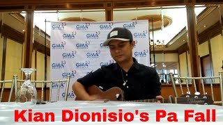 Kian Dionisio&#39;s Pa Fall