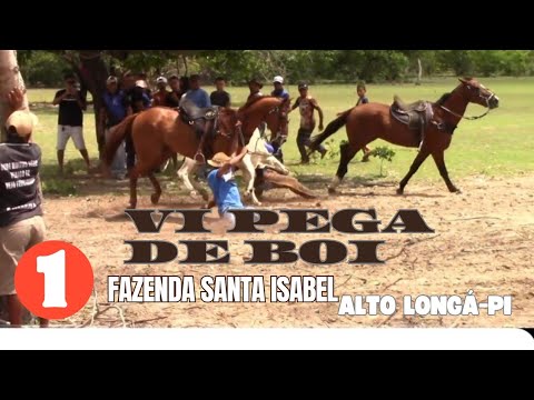 6ª Pega de Boi, Fazenda Santa Isabel Alto Longá-PI VÍDEO (1/4)