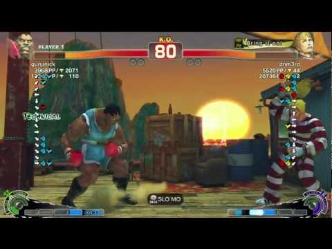 gunjinick (Balrog) vs Sasaki (Cody) - AE2012 Ranked Match *720p HD*