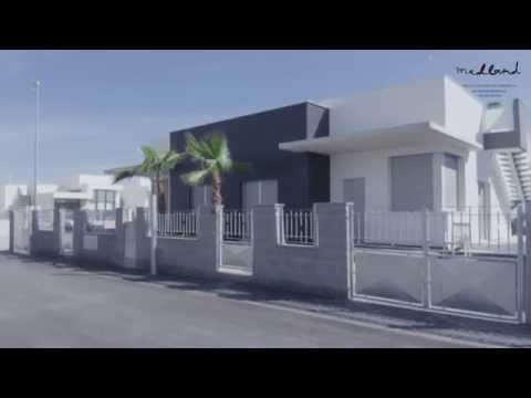 Townhouses beside the Lagunas de La Mata nature reserve