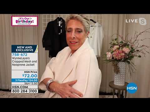 WynneLayers Cropped Mesh and Neoprene Jacket