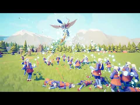 God Unit! Apollo & Pegasus vs Every Faction #2 - TABS MODS GAMEPLAY