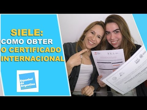 SIELE - COMO OBTER O CERTIFICADO INTERNACIONAL