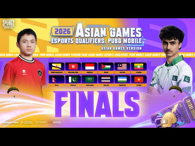 [URDU] 2026 ASIAN GAMES ESPORTS QUALIFIERS: PUBG MOBILE ASIAN GAMES VERSION | FINALS
