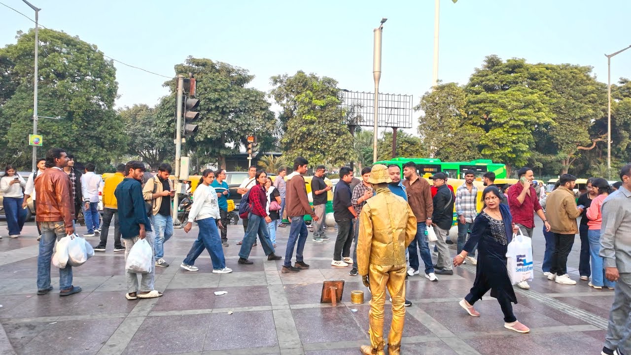 Immersive street-level walking tour through This is New Delhi   - Real India, India, showcasing authentic urban landscapes, local architecture, and the vibrant atmosphere of the city's neighborhoods